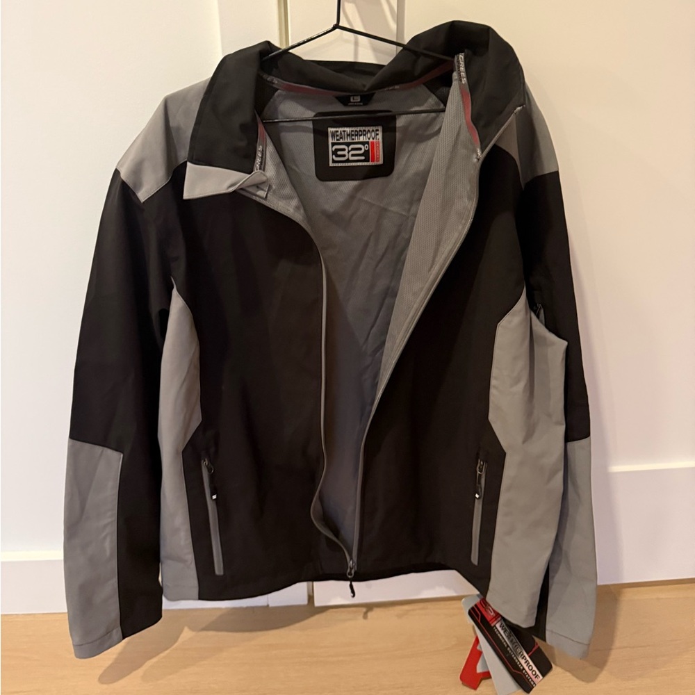 Men's Black and Gray weatherproof ltechnological outwesr systems  Jacket